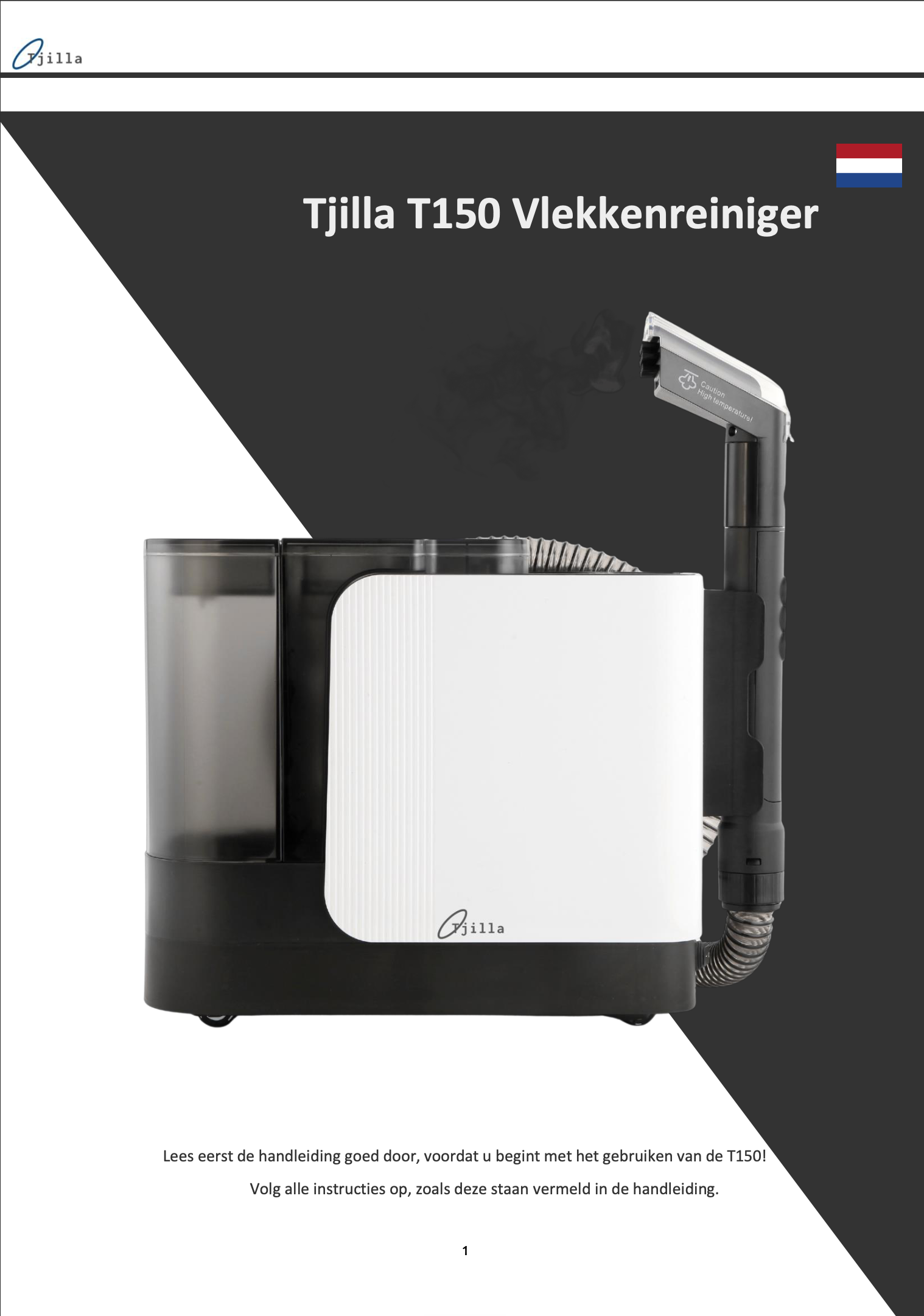 Handleiding Tjilla T150 Vlekkenreiniger