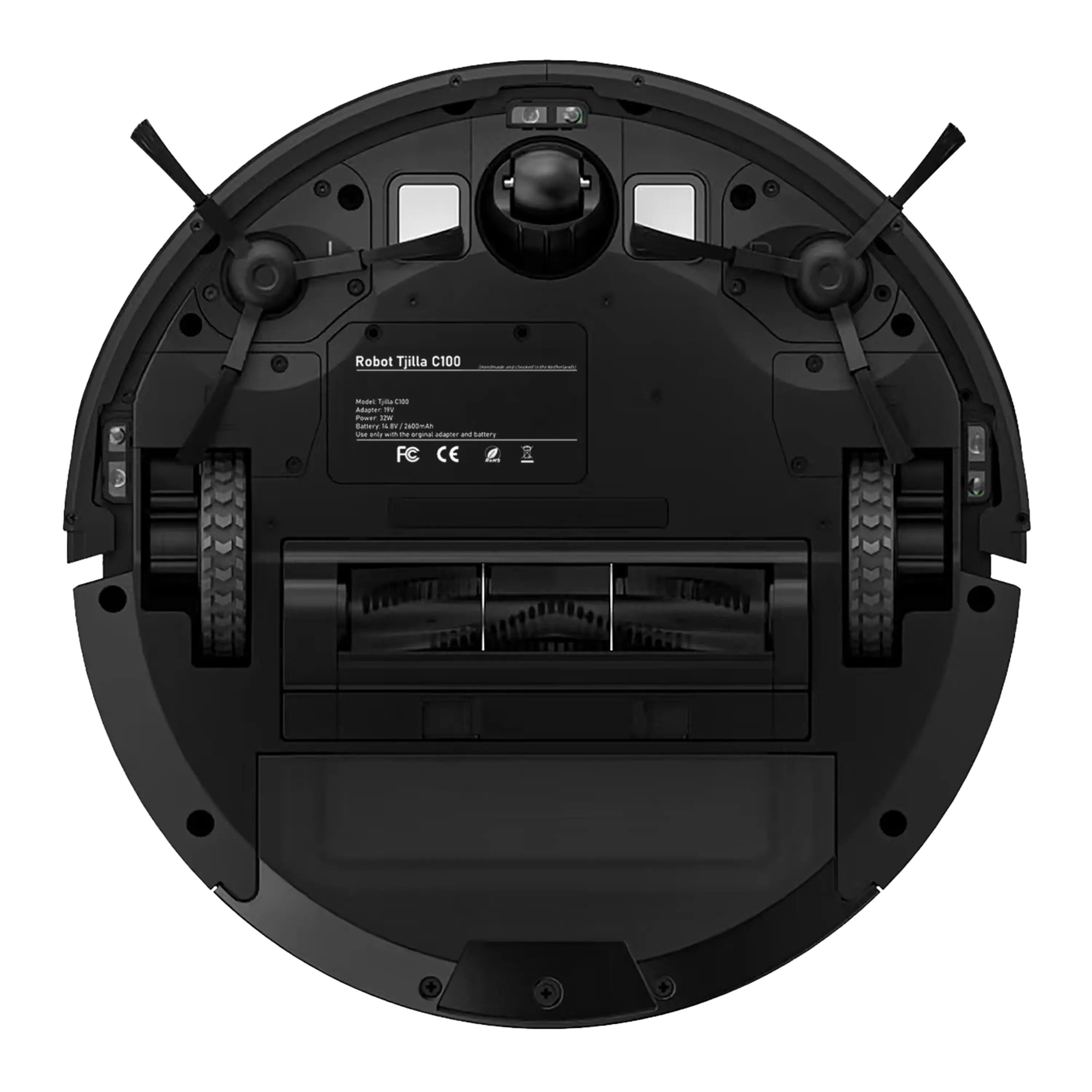 Robotstofzuiger, onderkant