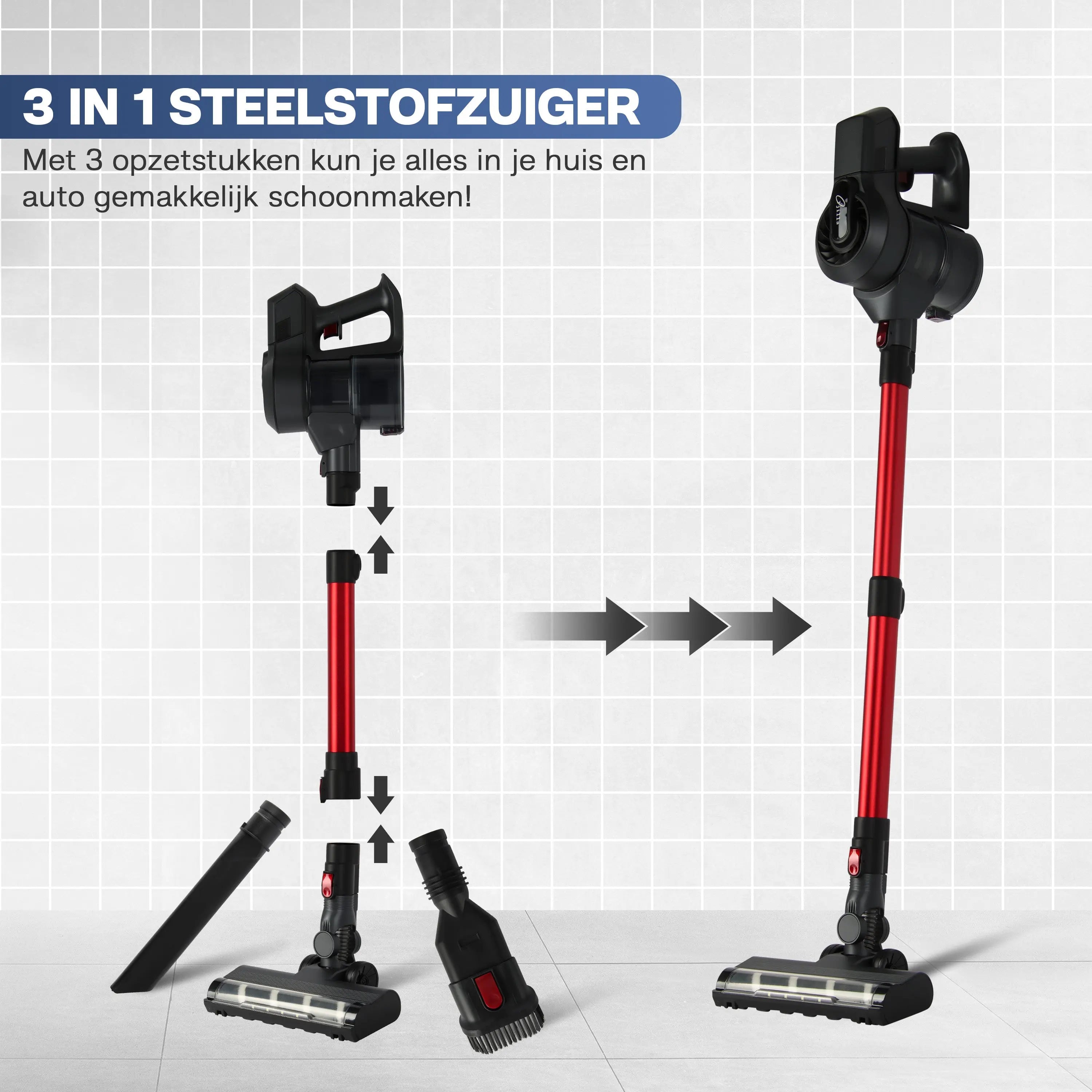 steelstofzuiger voor auto