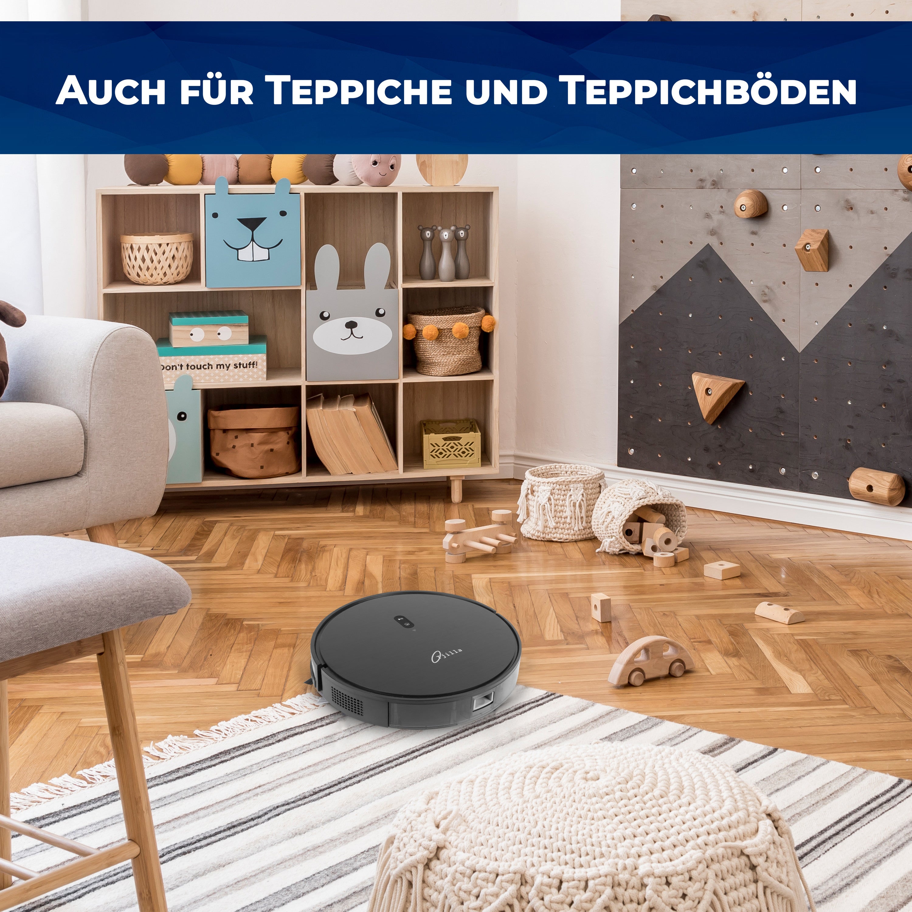 Tjilla C100 Saugroboter mit Wischfunktion