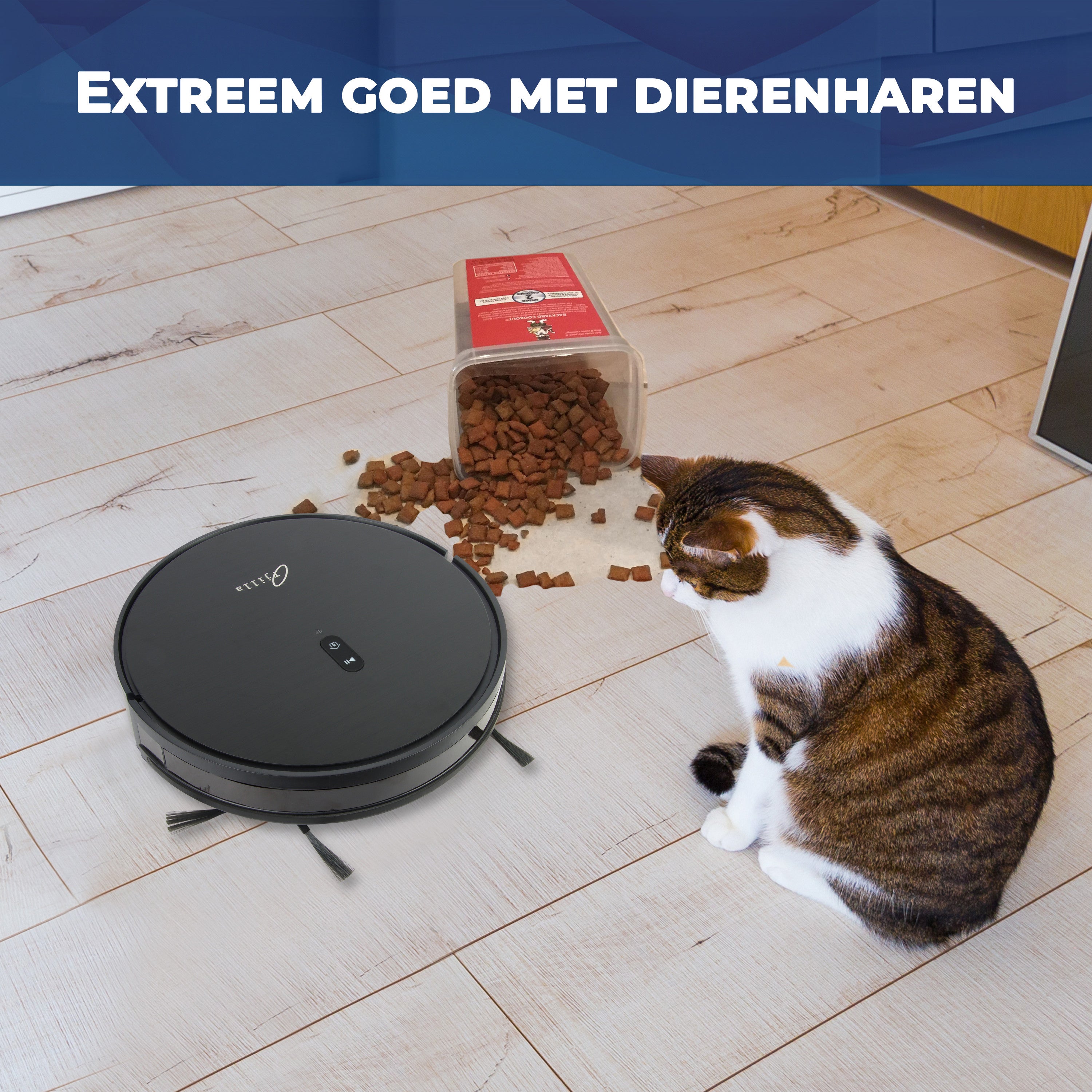 Robotstofzuiger voor kattenharen