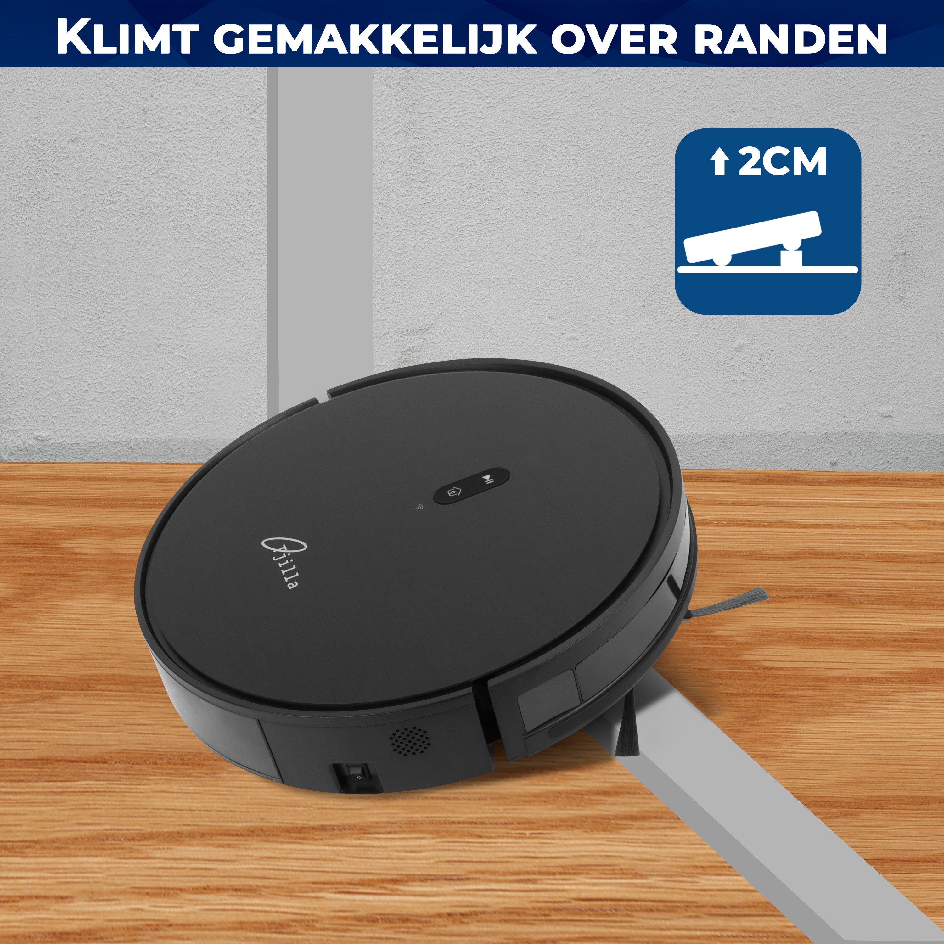 robotstofzuiger geschikt voor drempels