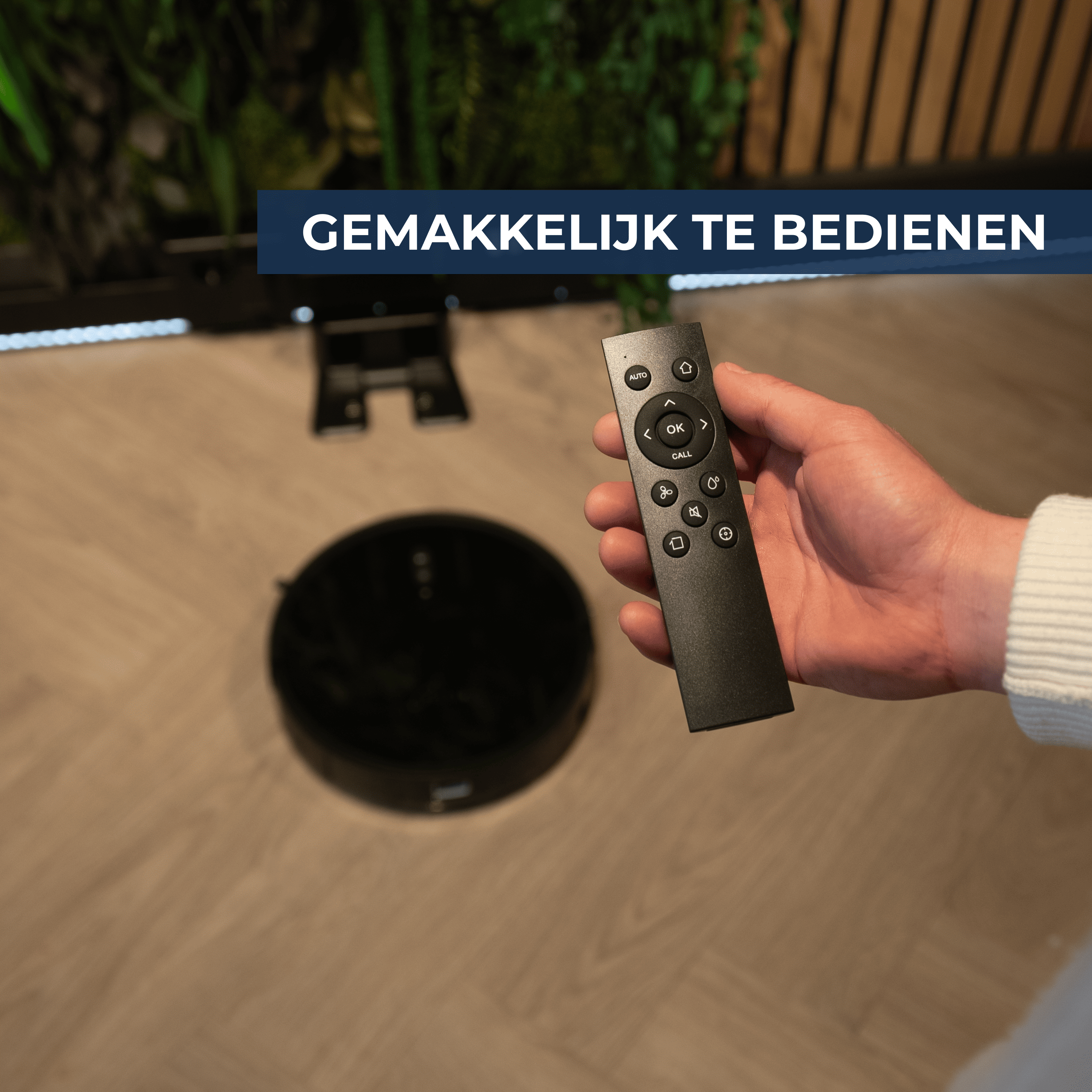 Robotstofzuiger met afstandsbediening