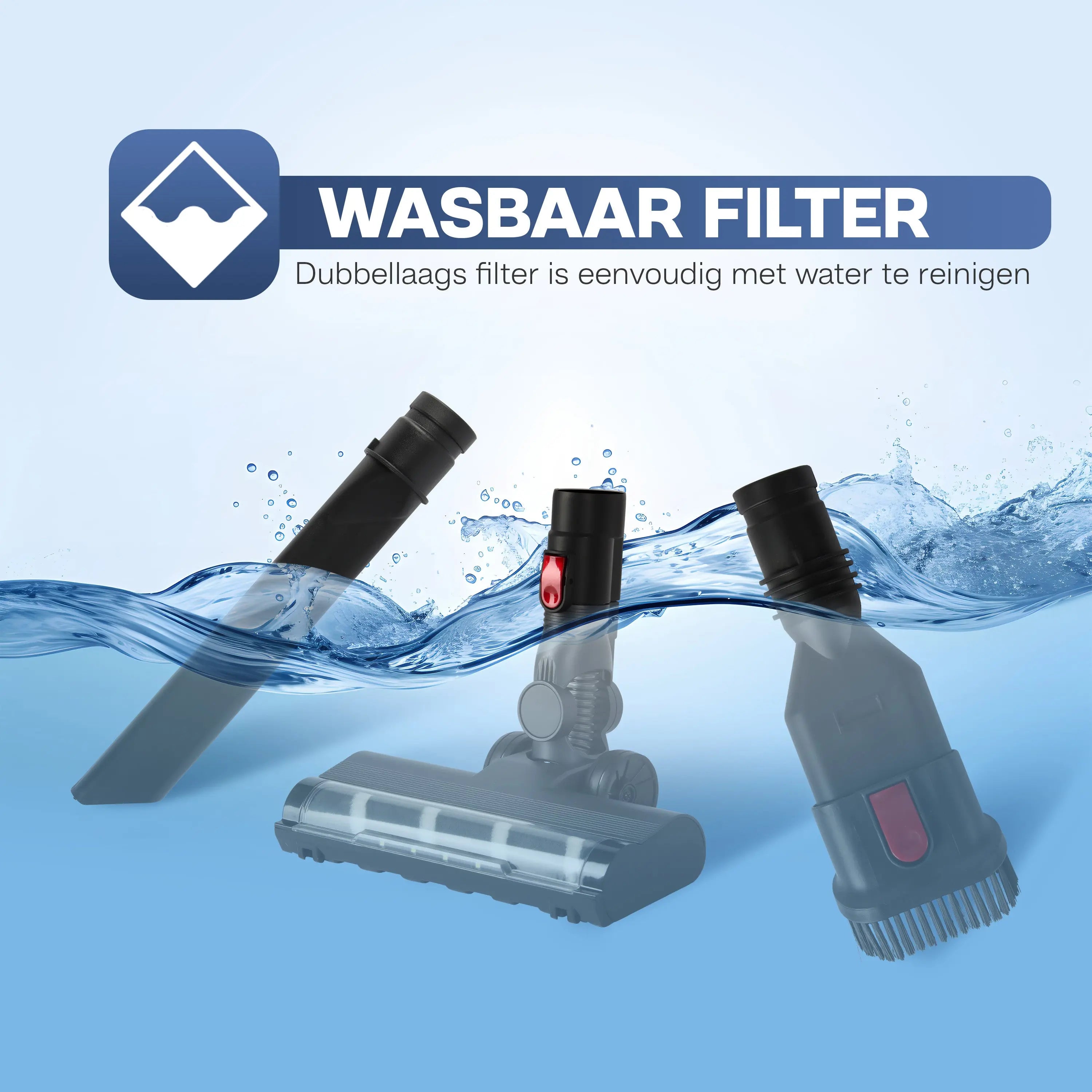 stille steelstofzuiger