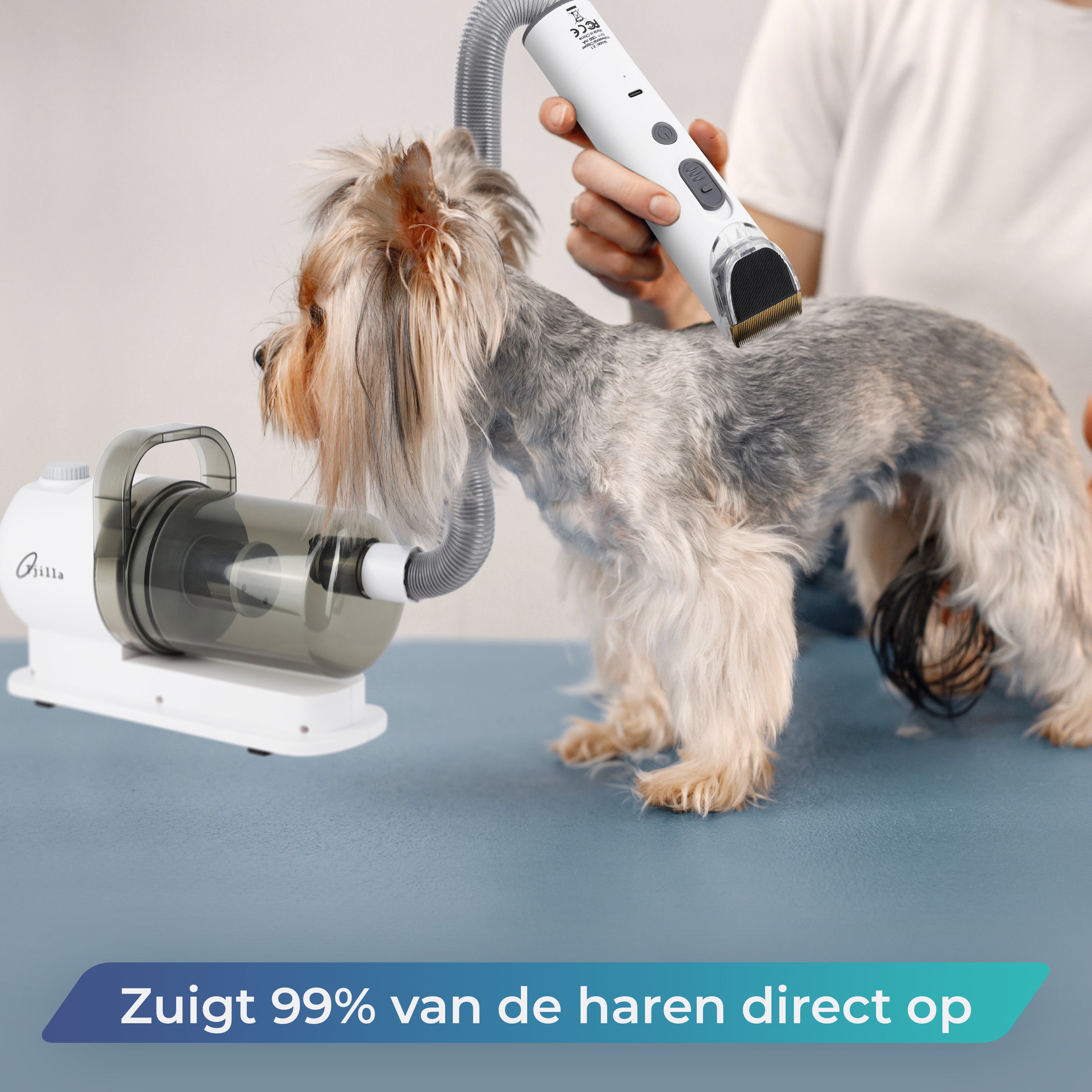 Tjilla D150 Pet vacuum cleaner with clipper
