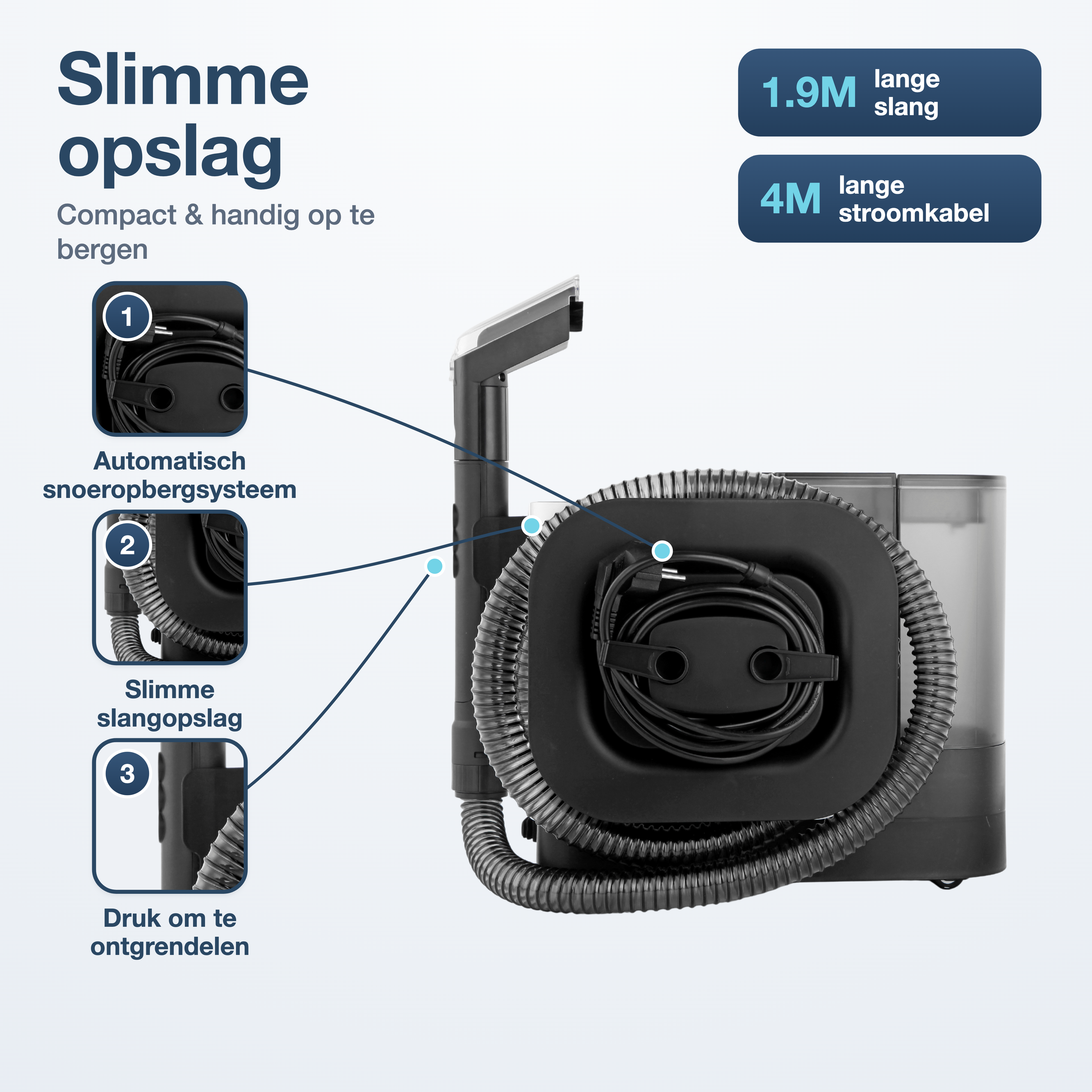 Compacte vlekkenreiniger